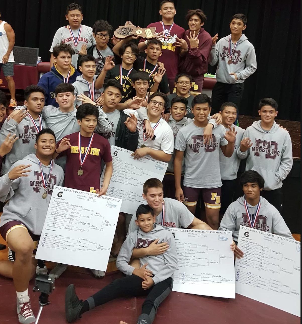 FRIARS SECURE WRESTLING TITLE THREE-PEAT